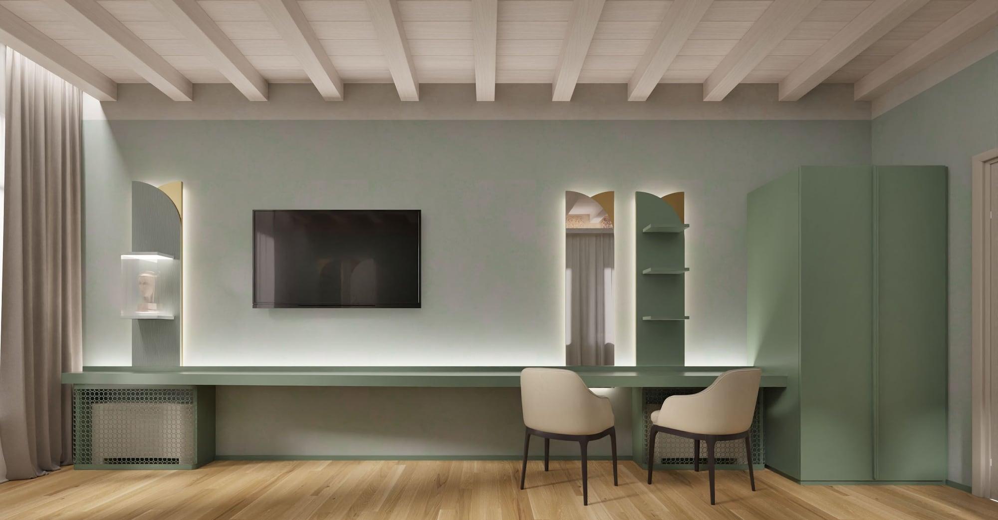 Relais Balcone Di Giulietta Ξενοδοχείο Βερόνα Εξωτερικό φωτογραφία 3D interior visualization of a hotel room