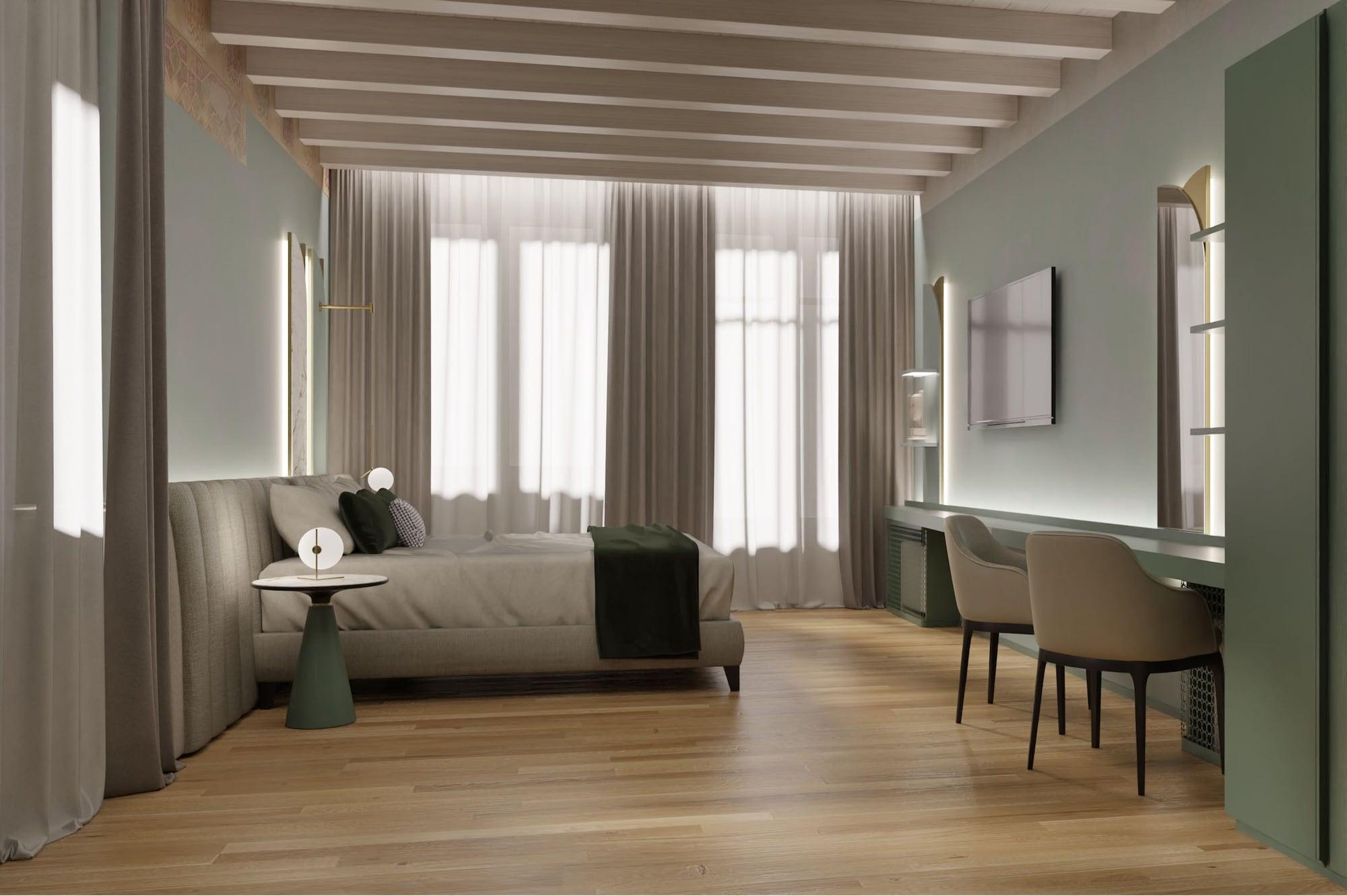 Relais Balcone Di Giulietta Ξενοδοχείο Βερόνα Εξωτερικό φωτογραφία 3D rendering of a bedroom
