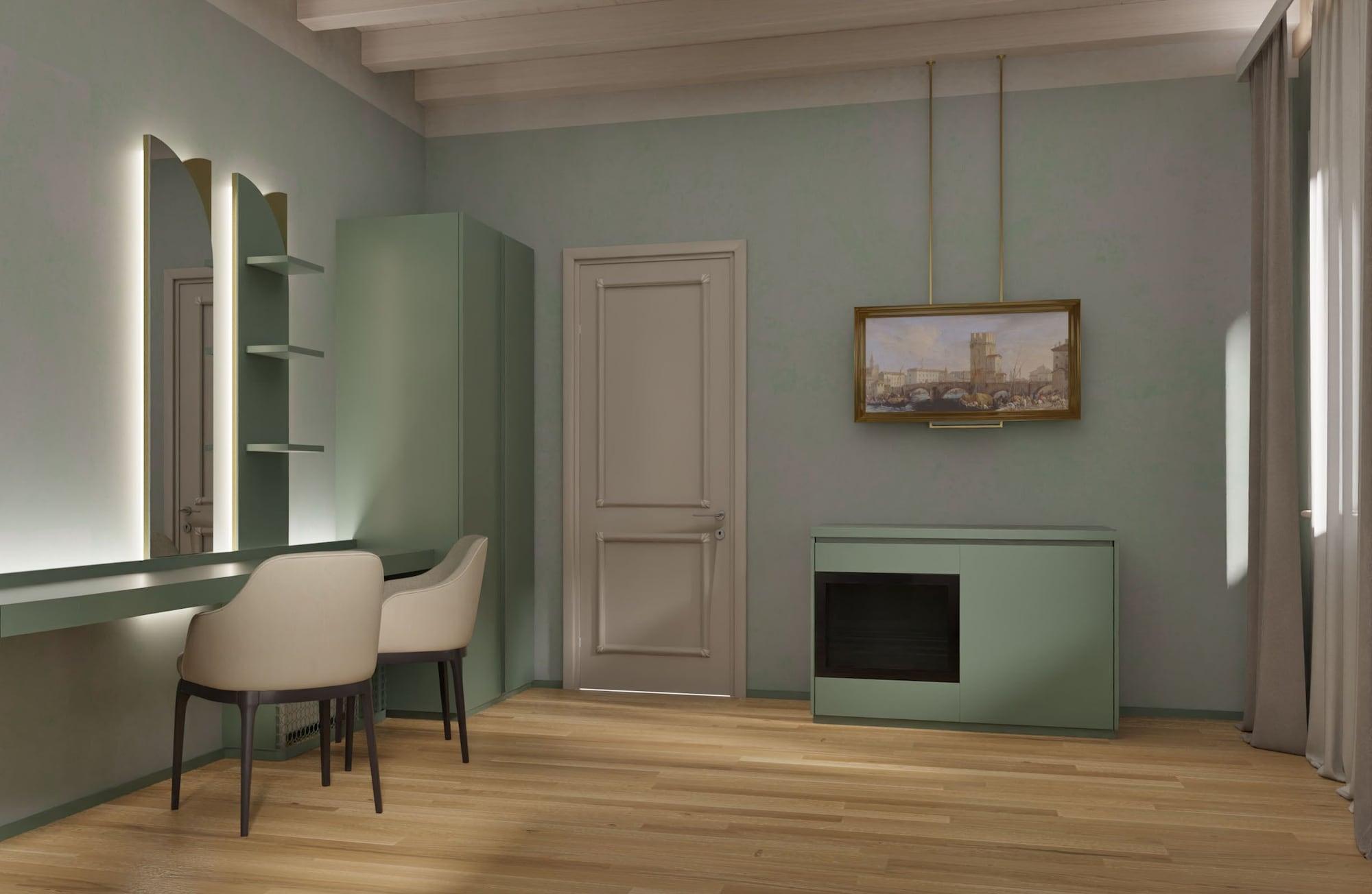 Relais Balcone Di Giulietta Ξενοδοχείο Βερόνα Εξωτερικό φωτογραφία 3D rendering of a room