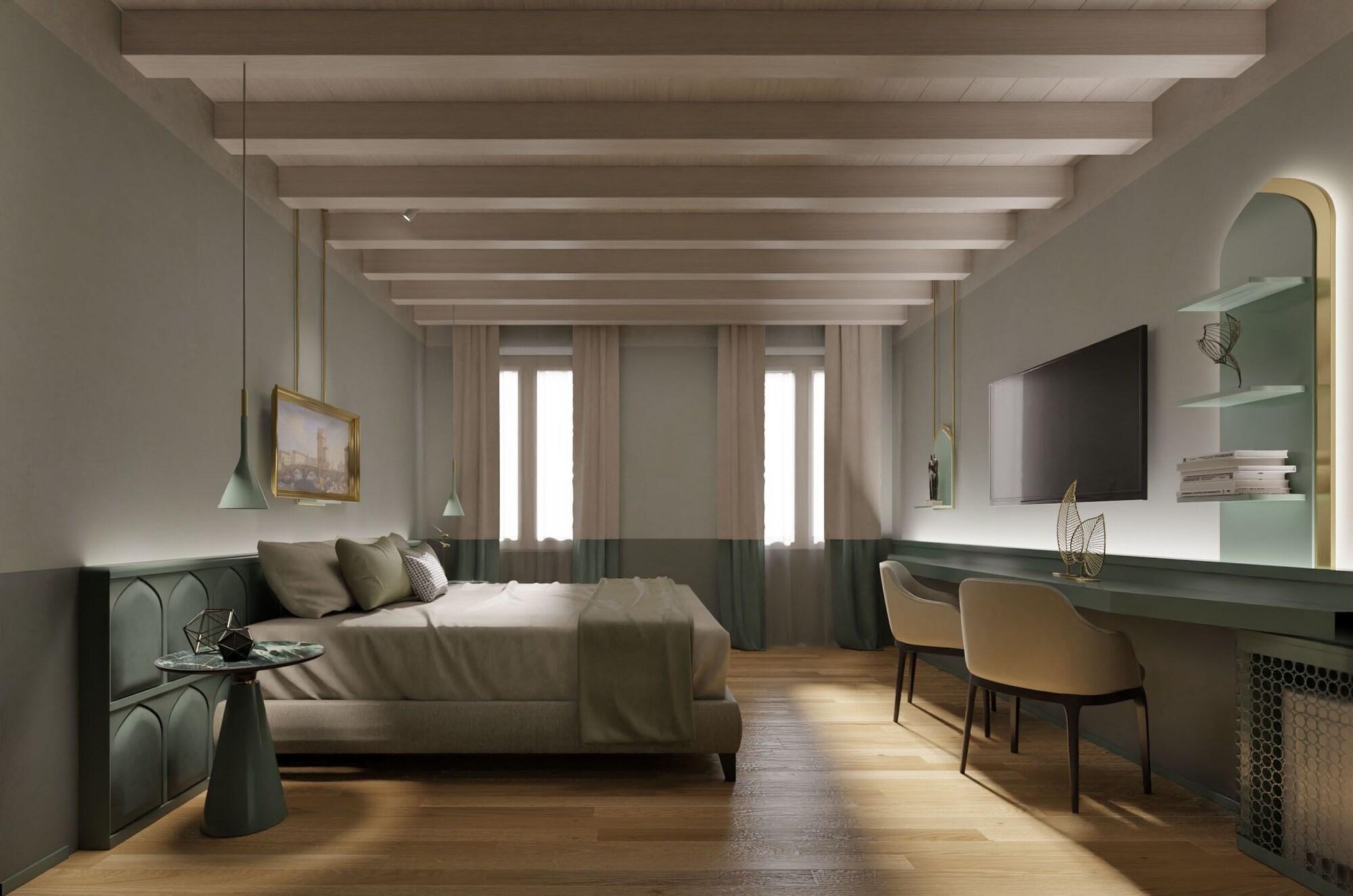 Relais Balcone Di Giulietta Ξενοδοχείο Βερόνα Εξωτερικό φωτογραφία 3D rendering of a bedroom