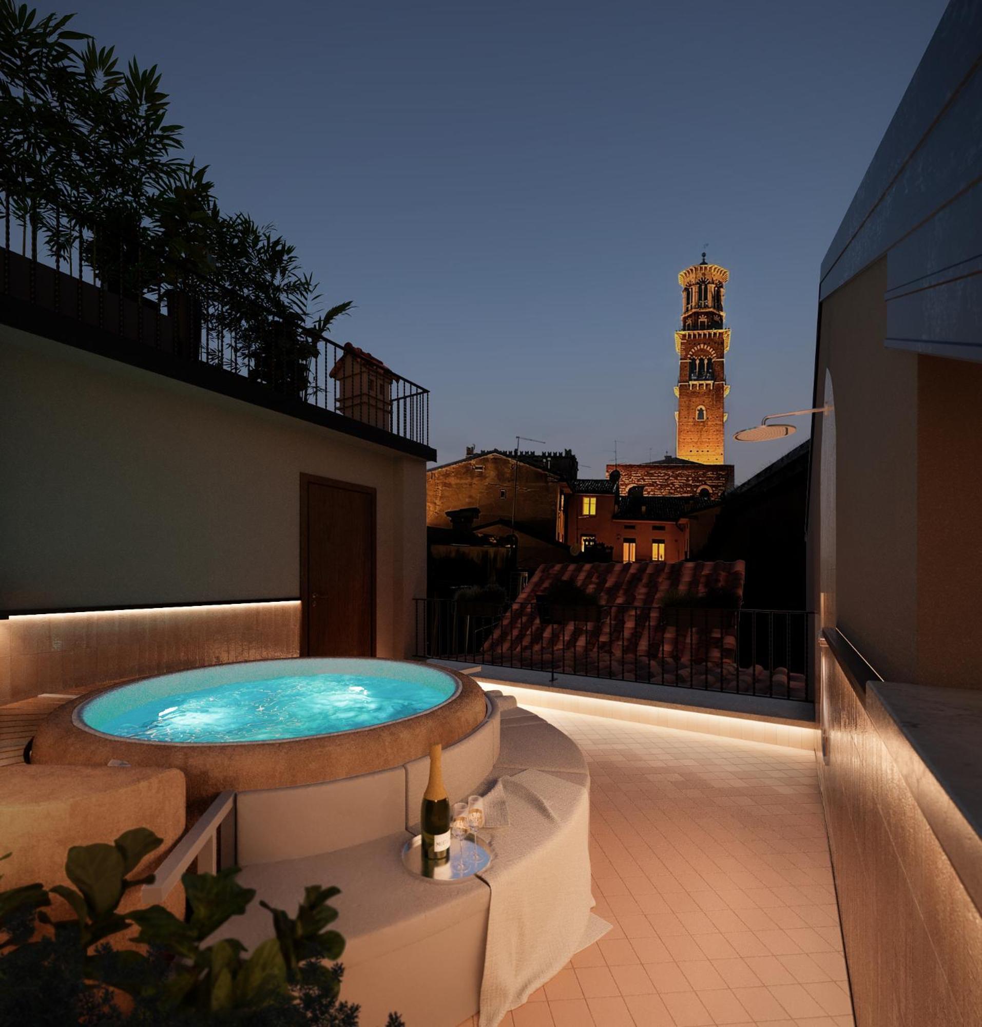 Relais Balcone Di Giulietta Ξενοδοχείο Βερόνα Εξωτερικό φωτογραφία The rooftop terrace